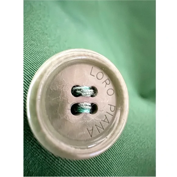SOLD ❌LORO piana gorgeous poplin stretch green blazer jacket xs - Picture 6 of 10